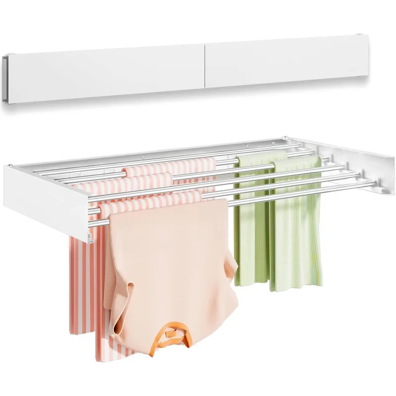 Wall Mounted Clothes Drying Rack 40 inches, Foldable Wall Mount Laundry Rack Folding Indoor, Drying Rack Clothing Collapsible
Wall Mounted Clothes Drying Rack 40 inches, Foldable Wall Mount Laundry Rack Folding Indoor, Drying Rack Clothing Collapsible