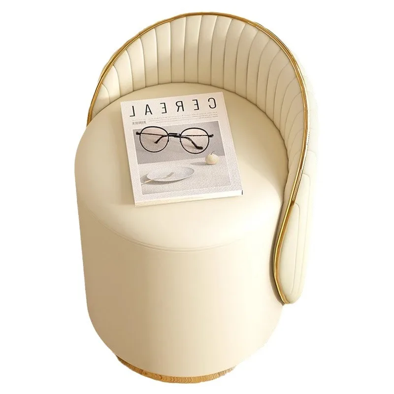 Light luxury dressing stool small apartment simple family bedroom round stool Nordic Internet celebrity girls with backrest chai
Light luxury dressing stool small apartment simple family bedroom round stool Nordic Internet celebrity girls with backrest chai