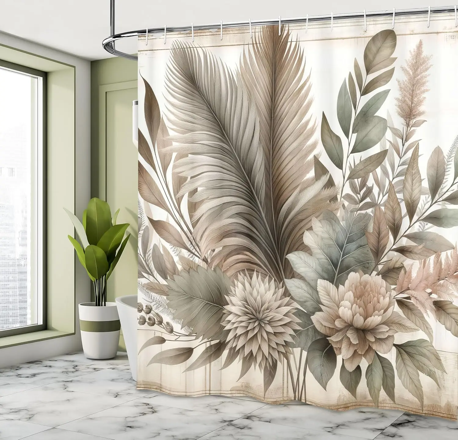 Винтажная занавеска для душа, бохо, ботанические, землистые тона, цветы, ветки и листья, богемный роман, тканевая ванная комната
Винтажная занавеска для душа, бохо, ботанические, землистые тона, цветы, ветки и листья, богемный роман, тканевая ванная комната