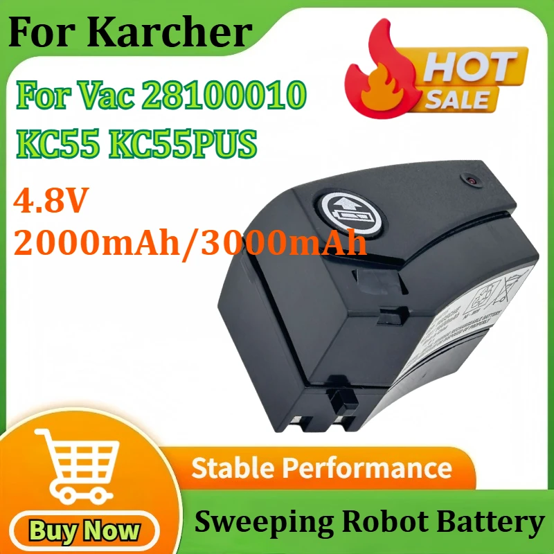 For Karcher 1.258-505.0 12585050 1258-5050 K55 Cordless Electric Broom KC55 K 55PUS 4.8V 2000mAh/3000mAh Vacuum Battery
For Karcher 1.258-505.0 12585050 1258-5050 K55 Cordless Electric Broom KC55 K 55PUS 4.8V 2000mAh/3000mAh Vacuum Battery