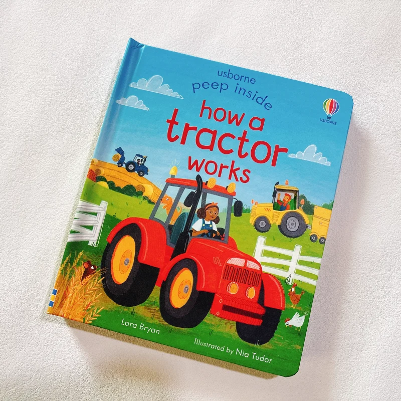 Peep Inside How a Tractor Works Children's Fun Board Book - Interactive Farm Vehicle Story Book For Kids
Peep Inside How a Tractor Works Children's Fun Board Book - Interactive Farm Vehicle Story Book For Kids