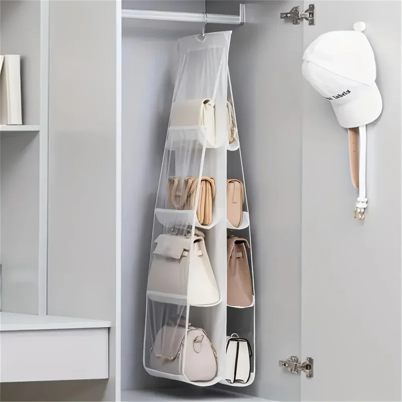 1 pc saving bag organizer, multi-layer hanging handbag, wardrobe, wallet organizer, bag storage rack
1 pc saving bag organizer, multi-layer hanging handbag, wardrobe, wallet organizer, bag storage rack