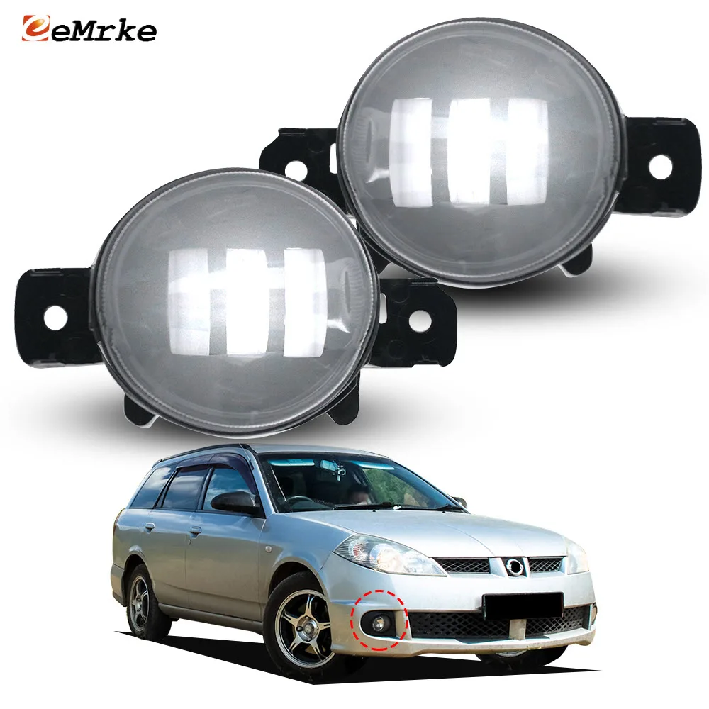Upgrade 30W Led Fog Lights 12V for Nissan Wingroad II Y11 Facelift 2002 2003 2004 2005 with Lens DRL PTF Front Fog Driving Lamp
Upgrade 30W Led Fog Lights 12V for Nissan Wingroad II Y11 Facelift 2002 2003 2004 2005 with Lens DRL PTF Front Fog Driving Lamp
