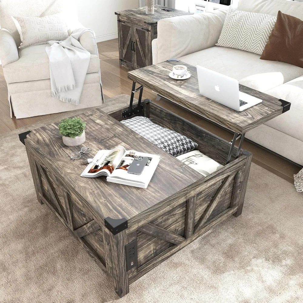 with Charging Station&USB Ports, w/Large Hidden Space, for Living Room, Bedroom, Café Tables
with Charging Station&USB Ports, w/Large Hidden Space, for Living Room, Bedroom, Café Tables