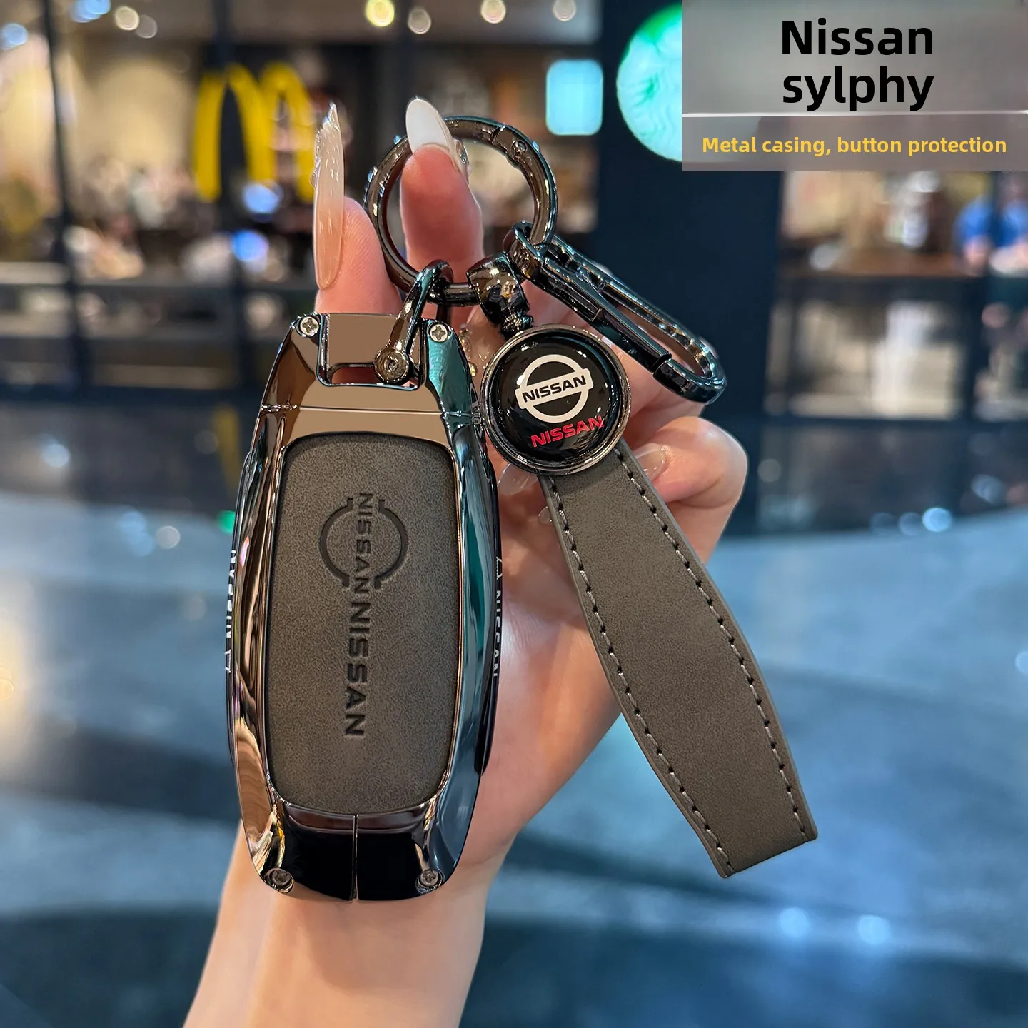 generation For Nissan Sylphy key protective cover, Delight Edition, folding style, high-grade key shell buckle bag for women
generation For Nissan Sylphy key protective cover, Delight Edition, folding style, high-grade key shell buckle bag for women