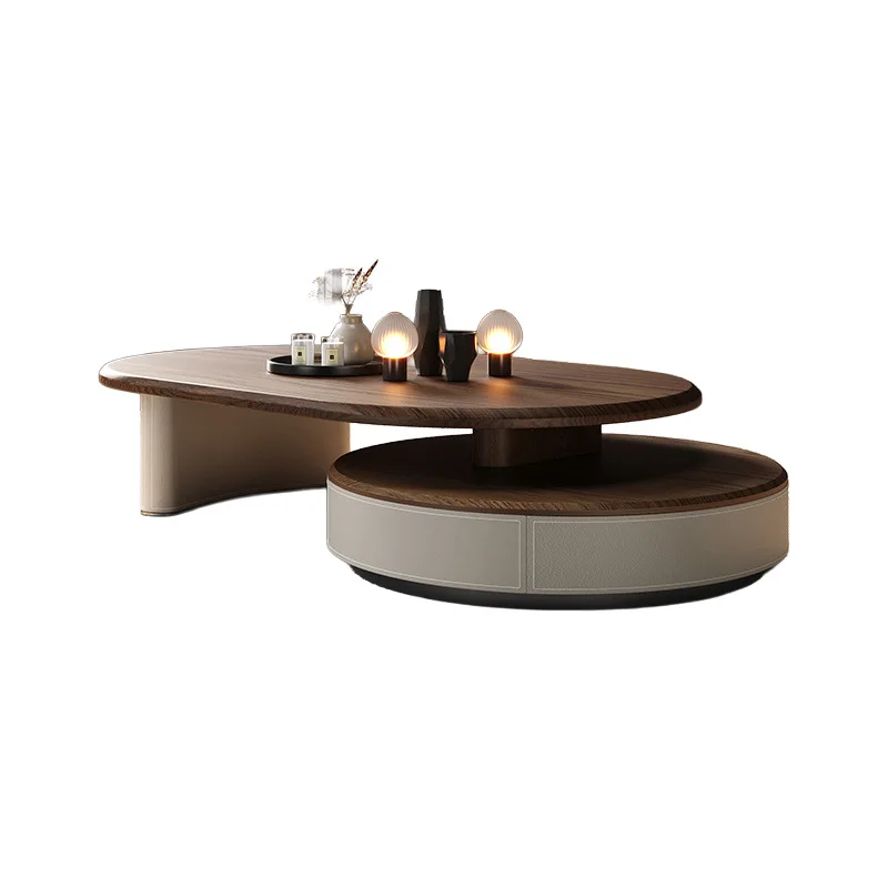 Retro style light luxury telescopic round coffee table small apartment modern simple Internet celebrity living room home
Retro style light luxury telescopic round coffee table small apartment modern simple Internet celebrity living room home