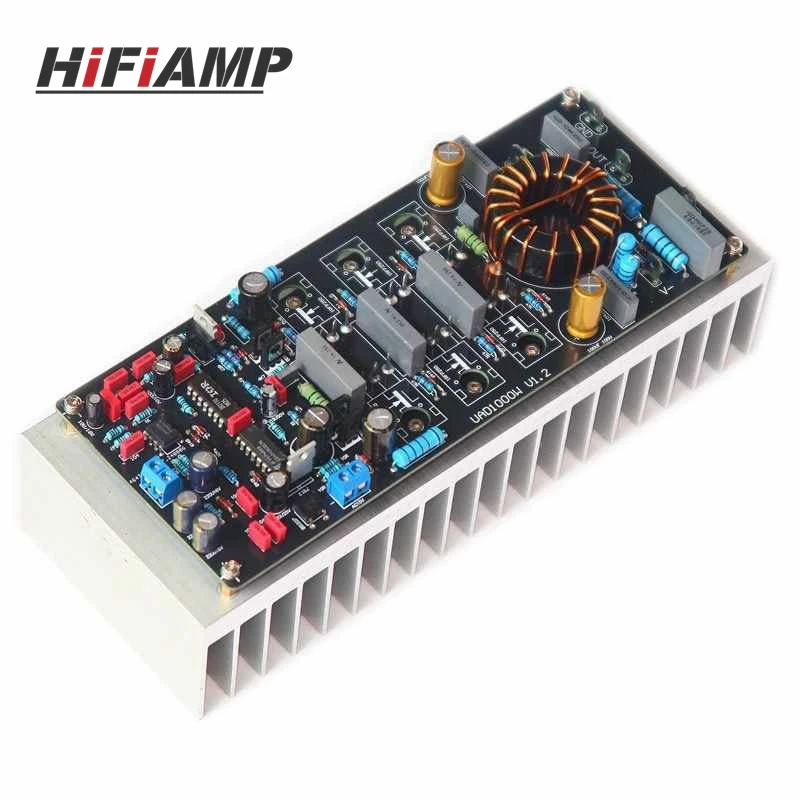 HiFiAMP UAD1000W Mono High Power Digital Power Amplifier Board Class D HiFi Amplifier Module with Heat Dissipation Sheet
HiFiAMP UAD1000W Mono High Power Digital Power Amplifier Board Class D HiFi Amplifier Module with Heat Dissipation Sheet