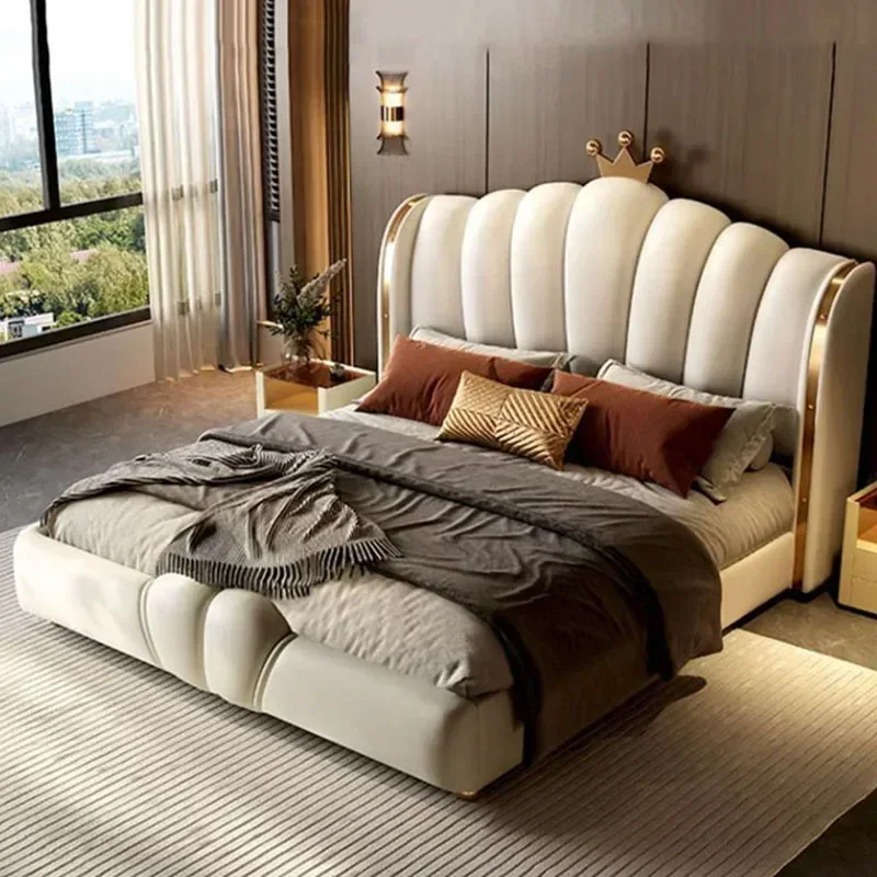 Organizer Nordic Aesthetic Bed King Size Cheap Cute Modern Queen Double Bed White Faux Salon Cama Queen Size Hotel Furniture
Organizer Nordic Aesthetic Bed King Size Cheap Cute Modern Queen Double Bed White Faux Salon Cama Queen Size Hotel Furniture