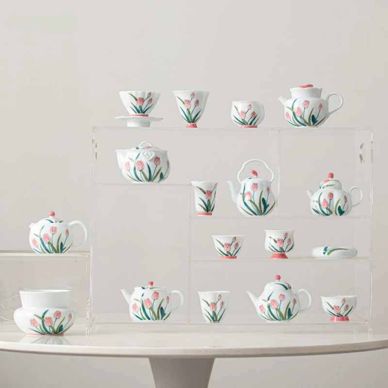 Underglaze Hand-painted Tulip Beam Pot Ceramic Bubble Teapot Single Pot Kung Fu Ball Hole Anti-scalding Teapot Tea Kettle
Underglaze Hand-painted Tulip Beam Pot Ceramic Bubble Teapot Single Pot Kung Fu Ball Hole Anti-scalding Teapot Tea Kettle