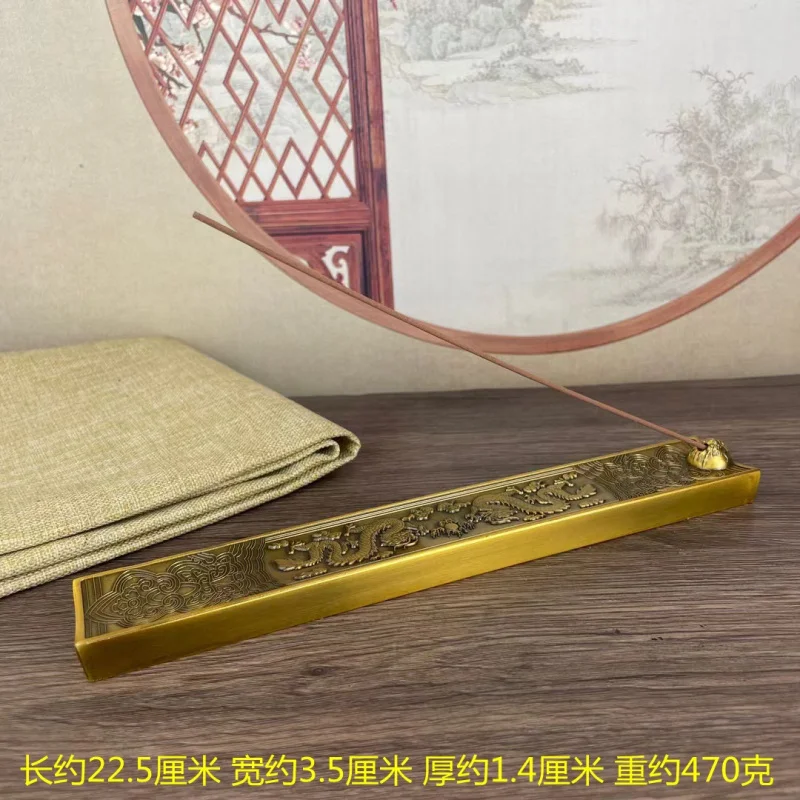 Copper Alloy Two Dragons Playing With Pearls Holder Incense Burner Home Indoor Antique Style Horizontal Long Strip Sanda
Copper Alloy Two Dragons Playing With Pearls Holder Incense Burner Home Indoor Antique Style Horizontal Long Strip Sanda