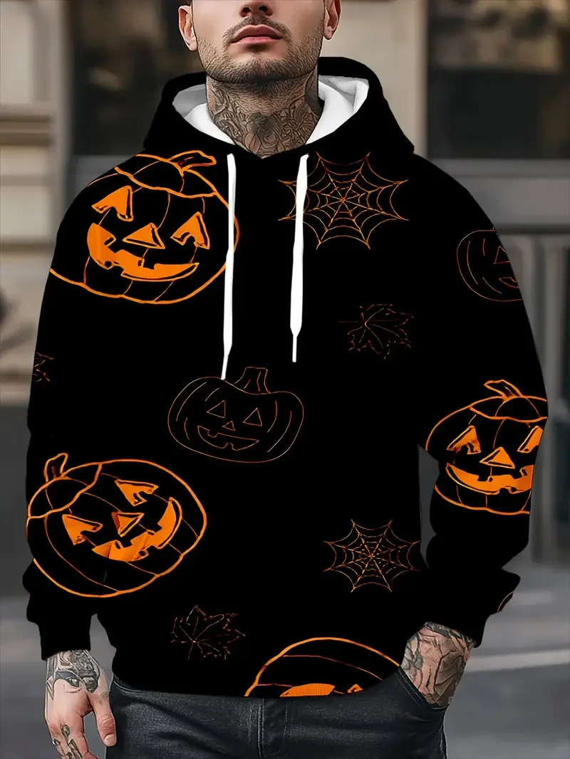 Autumn And Winter 3D Graphic Men's Hoodies Lantern Pumpkin Pattern Men Women Funny Streetwear Casual Fashion Sweatshirt Tops 
Autumn And Winter 3D Graphic Men's Hoodies Lantern Pumpkin Pattern Men Women Funny Streetwear Casual Fashion Sweatshirt Tops