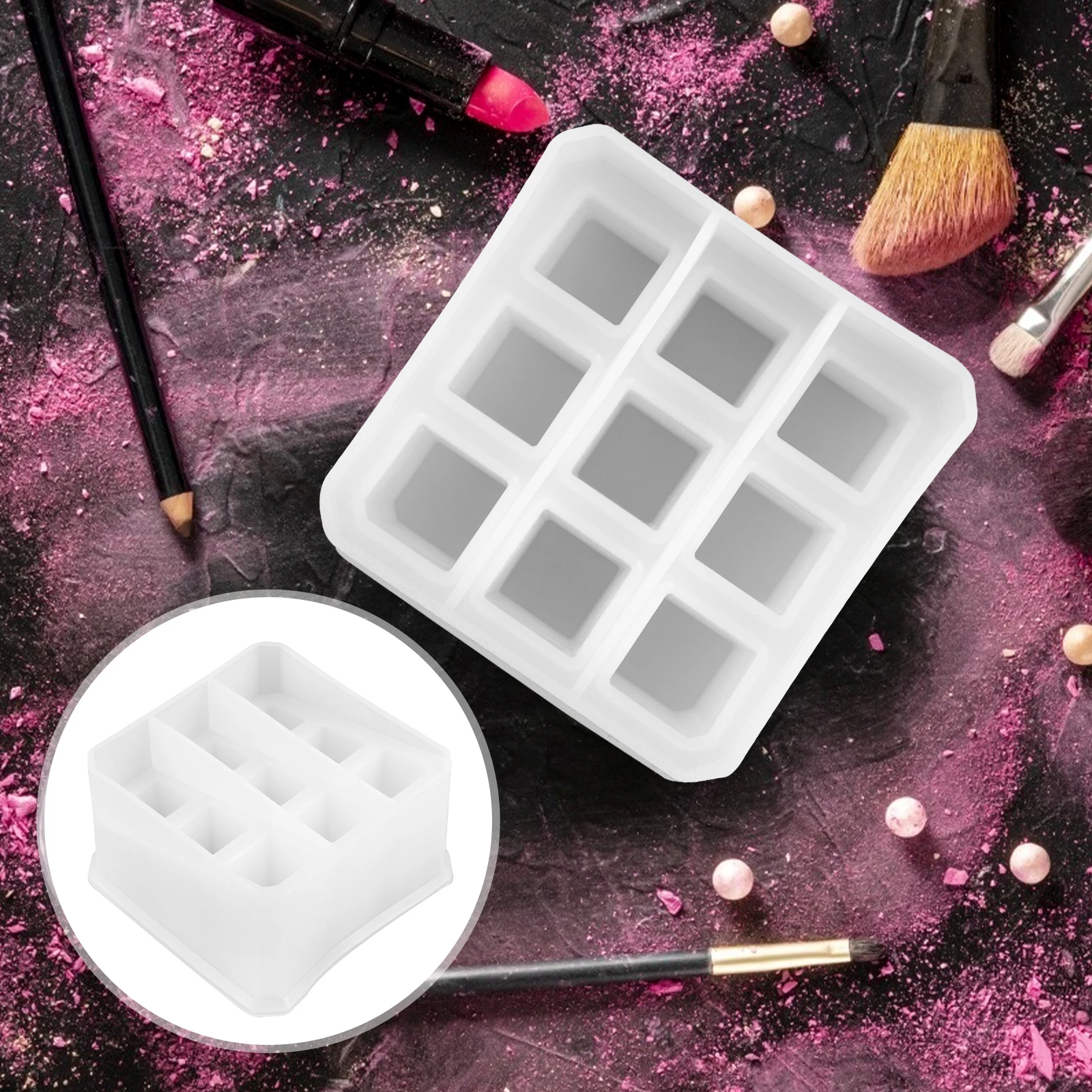 Silicone Molds Lipstick Storage Box DIY Crafts Flexible Practical Easy to Clean Jewelry Container ganizer Travel Accessories 
Silicone Molds Lipstick Storage Box DIY Crafts Flexible Practical Easy to Clean Jewelry Container ganizer Travel Accessories
