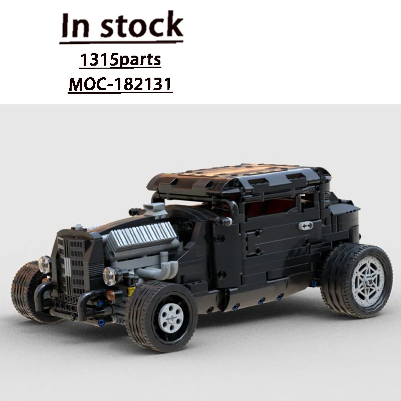 MOC-182131 Black New Classic Sports Hot Rod Truck Building Block Model 1315 Parts Boys Children's Birthday Christmas Toy Gift
MOC-182131 Black New Classic Sports Hot Rod Truck Building Block Model 1315 Parts Boys Children's Birthday Christmas Toy Gift