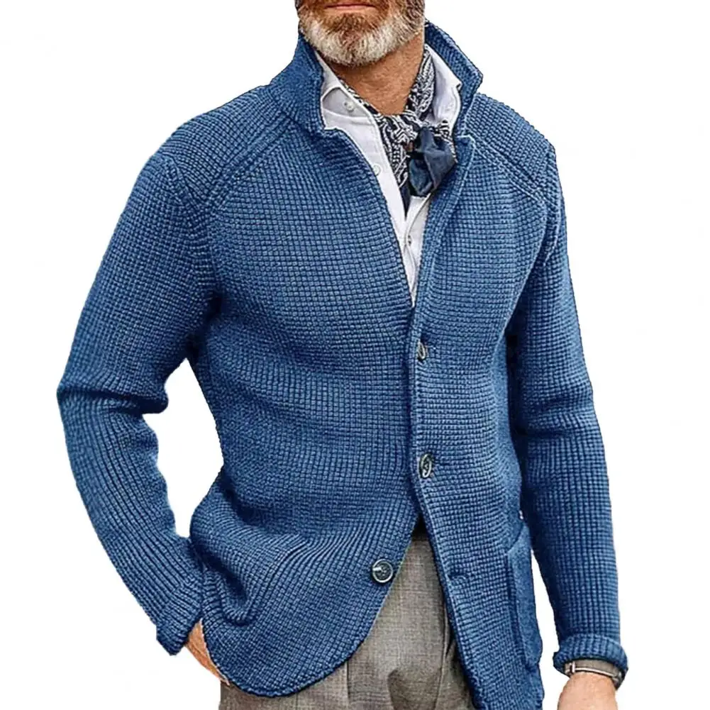 Stand-up Collar Knitting Sweater Coat Men Knitting Coat Thicken Knitted Cardigan Sweater Autumn Winter Fashion Sweater Jacket
Stand-up Collar Knitting Sweater Coat Men Knitting Coat Thicken Knitted Cardigan Sweater Autumn Winter Fashion Sweater Jacket