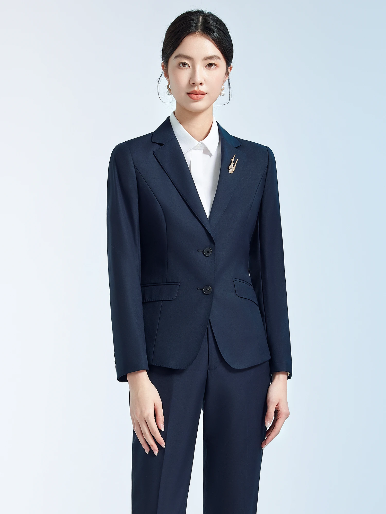 Formal Interview Suit Women's Business Professional Clothing Commute High-End Corporate Outfit Office Work Uniform
Formal Interview Suit Women's Business Professional Clothing Commute High-End Corporate Outfit Office Work Uniform