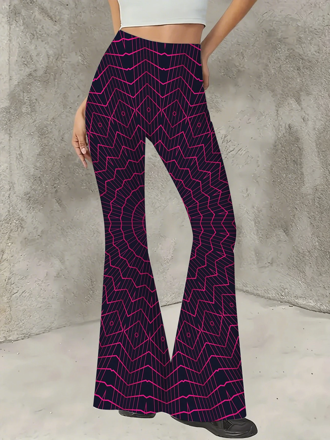 Women's Printed Flare Pants Y2K High Waist Bell Bottom Trousers Streetwear
Women's Printed Flare Pants Y2K High Waist Bell Bottom Trousers Streetwear