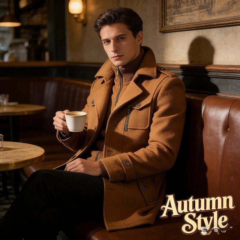 Men 2026 Winter Wool Coat Double Collar Warm Business Overcoat Fashion Elegant
Men 2026 Winter Wool Coat Double Collar Warm Business Overcoat Fashion Elegant