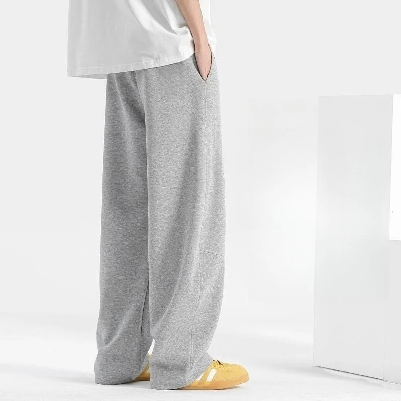 2025 Drawstring Floor-length Wide-leg Pants for Men's Laid-back Autumn and Winter, New Style Sweatpants, Casual Pants Trend
2025 Drawstring Floor-length Wide-leg Pants for Men's Laid-back Autumn and Winter, New Style Sweatpants, Casual Pants Trend