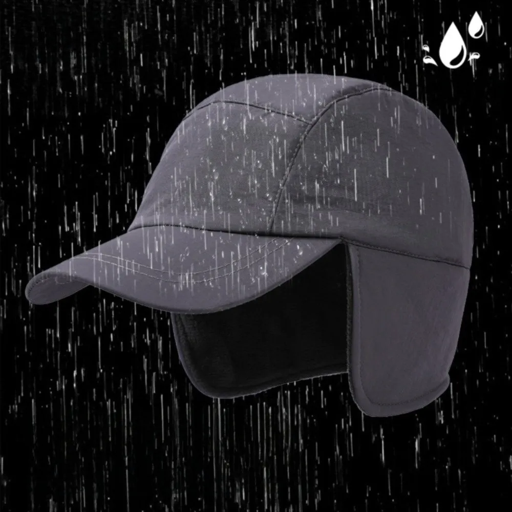 Casual Polar Fleece Winter Baseball Cap Waterproof with Ear Flaps Ear Protection Hat Cold Weather Solid Color Men's Hat Winter
Casual Polar Fleece Winter Baseball Cap Waterproof with Ear Flaps Ear Protection Hat Cold Weather Solid Color Men's Hat Winter