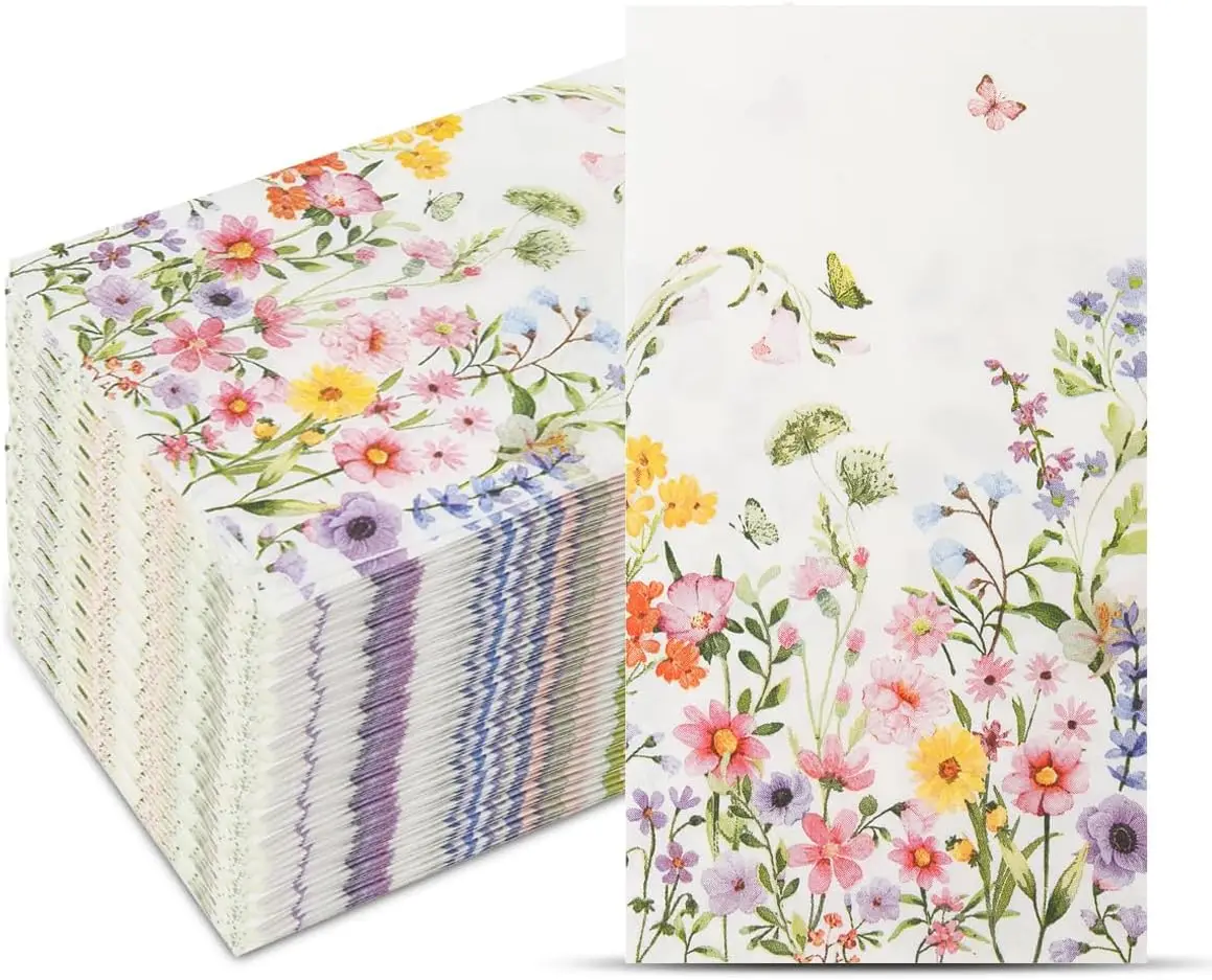 100Pcs Disposable Floral Paper Napkins for Wedding Birthday Party Baby Shower Decorative Bathroom Hand Towels
100Pcs Disposable Floral Paper Napkins for Wedding Birthday Party Baby Shower Decorative Bathroom Hand Towels