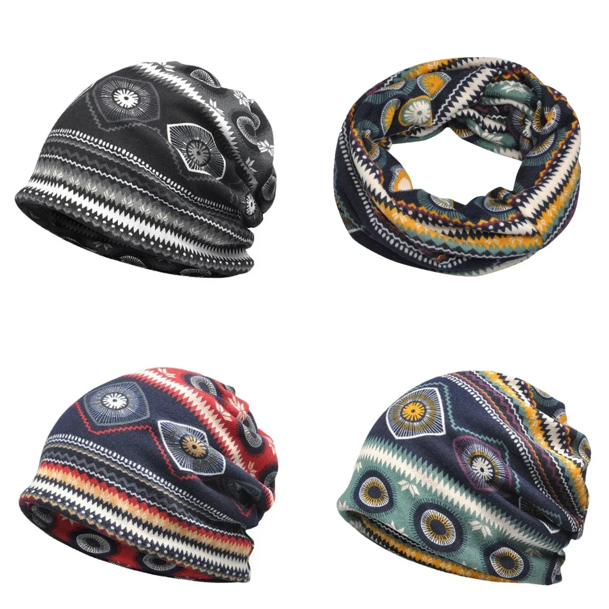 Colorful Pattern Knitted Hat Windproof Ear Protection Fashionable Trend Hoodies Casual Dual Purpose Scarf and Soft Hat for Woman
Colorful Pattern Knitted Hat Windproof Ear Protection Fashionable Trend Hoodies Casual Dual Purpose Scarf and Soft Hat for Woman