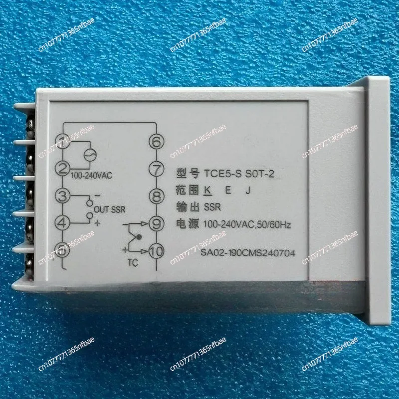 Packaging machine thermostat TCE5-S S0T-2 temperature control instrument, temperature regulator controller
Packaging machine thermostat TCE5-S S0T-2 temperature control instrument, temperature regulator controller
