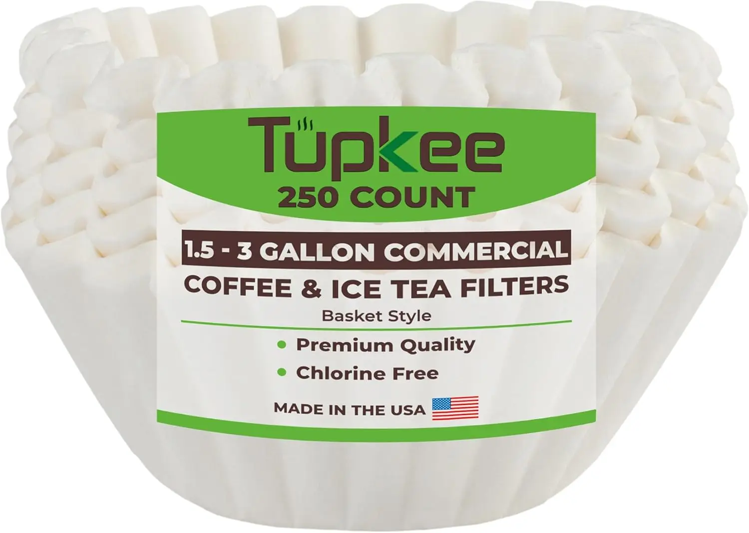Extra Large Coffee Filters 13.75" x 5.25" for Bunn 1.5-3 Gallon Commercial Brewers, 250 Count
Extra Large Coffee Filters 13.75" x 5.25" for Bunn 1.5-3 Gallon Commercial Brewers, 250 Count