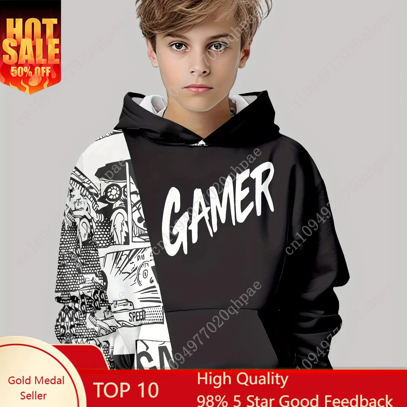 Children Top Hoodies Stylish 3D Print Boys Casual Pullover Long Sleeve Sweatshirt for Spring Fall Kids Hoodies Outdoor Clothing
Children Top Hoodies Stylish 3D Print Boys Casual Pullover Long Sleeve Sweatshirt for Spring Fall Kids Hoodies Outdoor Clothing