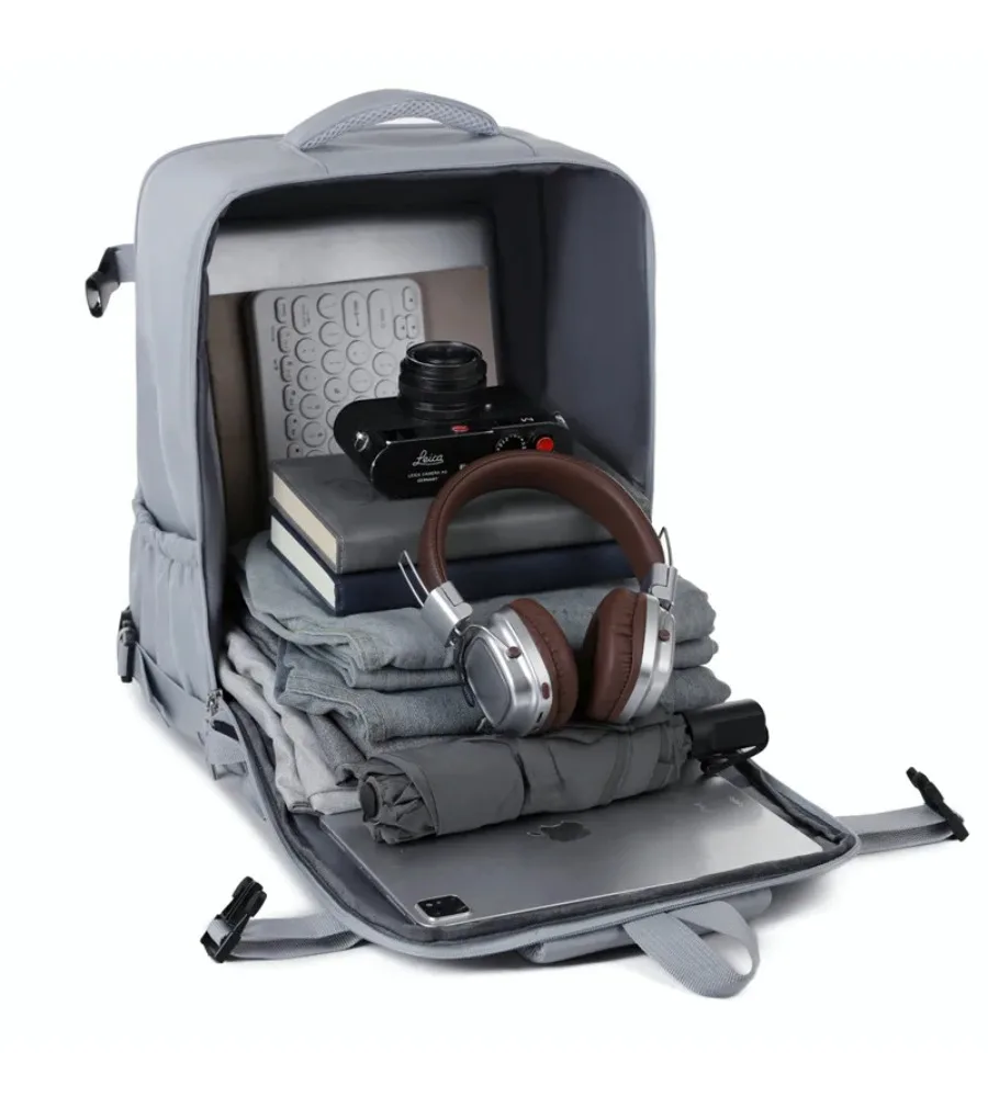 Versatile work and play backpack dedicated shoe storage compartment for gym runs and overnight stays
Versatile work and play backpack dedicated shoe storage compartment for gym runs and overnight stays
