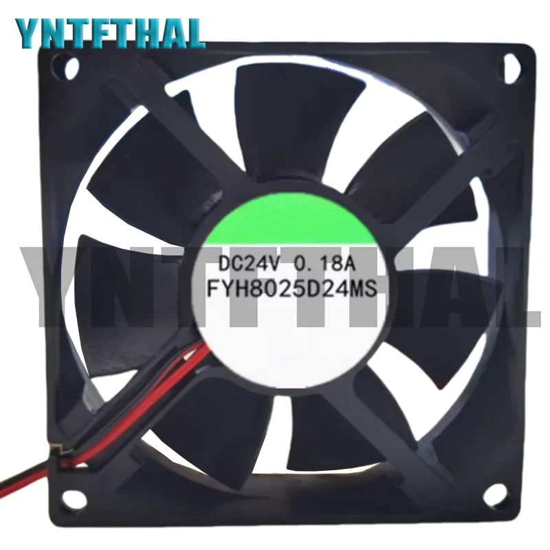 Новый охлаждающий вентилятор FYH8025D24MS DC24V 0.18A 8CM 
Новый охлаждающий вентилятор FYH8025D24MS DC24V 0.18A 8CM