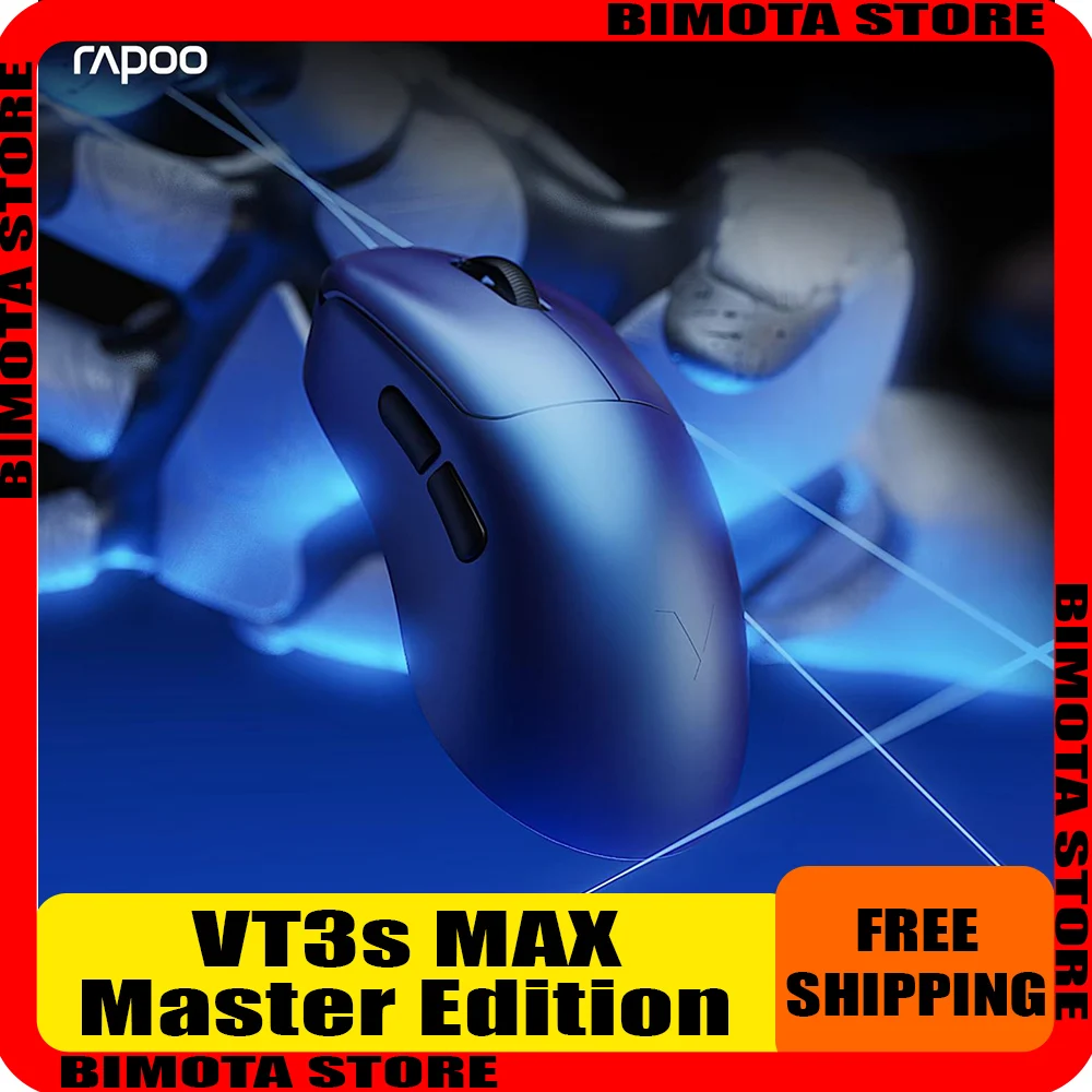 Беспроводная игровая мышь Rapoo VT3s MAX Master Edition с сенсором PAW3390, легкая, 2 режима, двойное управление 8K, Nordic54H20, для киберспорта
Беспроводная игровая мышь Rapoo VT3s MAX Master Edition с сенсором PAW3390, легкая, 2 режима, двойное управление 8K, Nordic54H20, для киберспорта