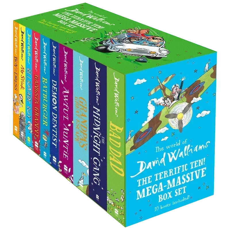 10 Books Box Set English Children'S Novels David Walliams David Juvenile Humorous Growth Novels Kids Reading Story Chapter BookB
10 Books Box Set English Children'S Novels David Walliams David Juvenile Humorous Growth Novels Kids Reading Story Chapter BookB