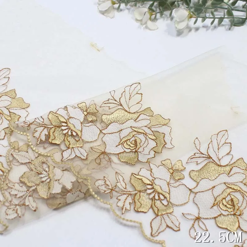 29Yards Rose Flowers Lace Fabrics DIY Womens Dress Lace Trim Craft Soft Mesh Embroidery Lace for Sewing Accessories
29Yards Rose Flowers Lace Fabrics DIY Womens Dress Lace Trim Craft Soft Mesh Embroidery Lace for Sewing Accessories