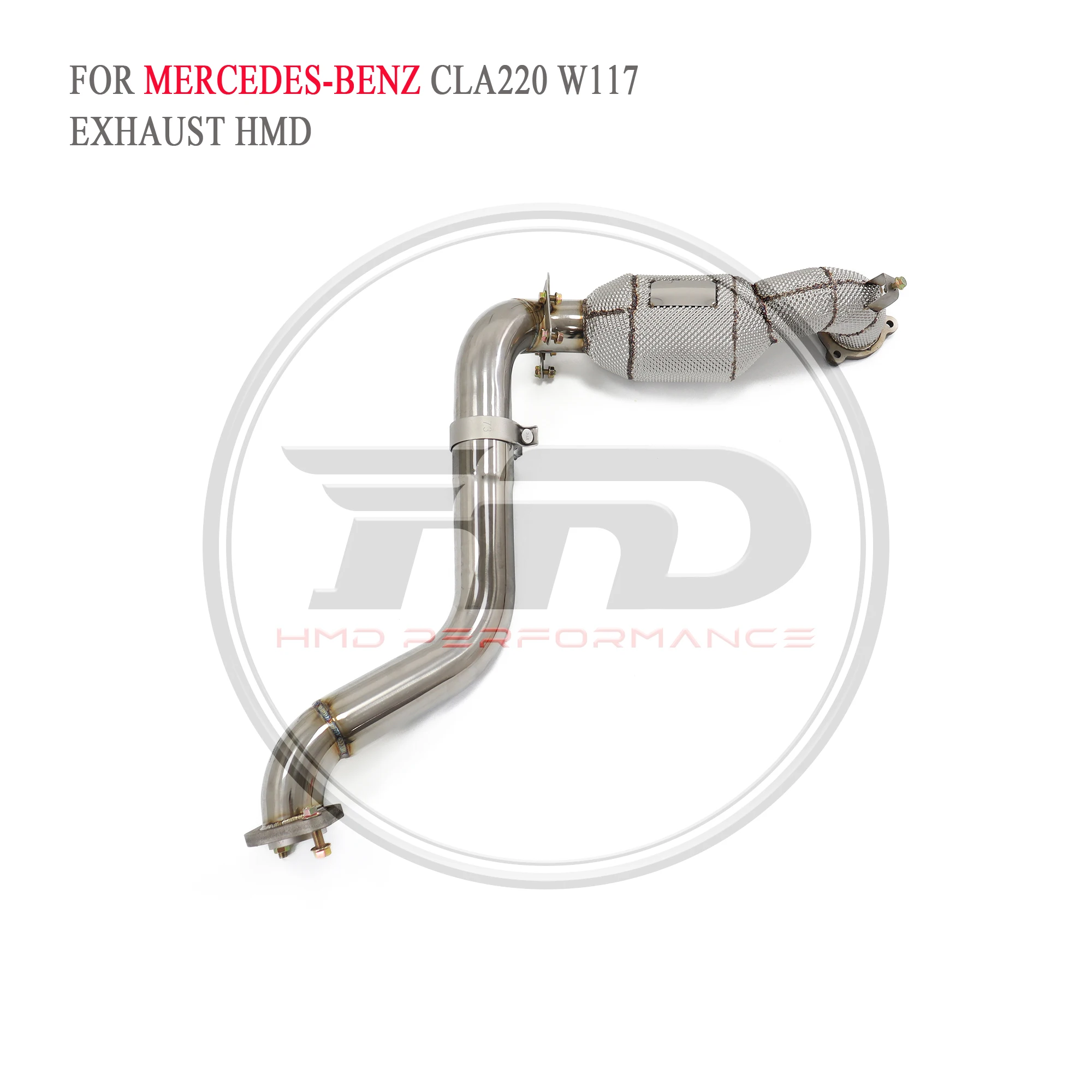 HMD Exhaust System High Flow Performance Downpipe for Mercedes-Benz CLA220 W117 Car Accessories With Catalytic
HMD Exhaust System High Flow Performance Downpipe for Mercedes-Benz CLA220 W117 Car Accessories With Catalytic