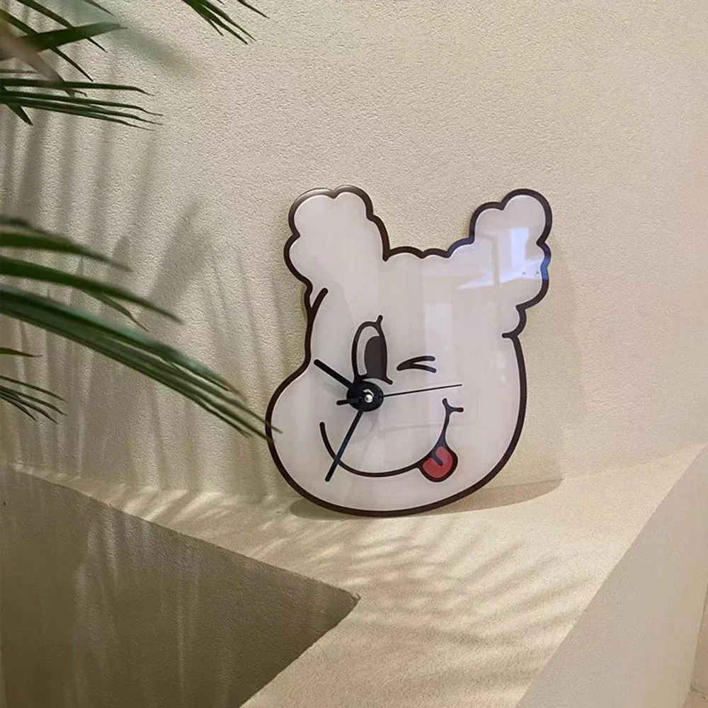 Acrylic Cute Cartoon Dog Wall Clock Mute Puppy Animal Wall Hanging Clock Living Room Bedroom Home Decoration Creative Gift
Acrylic Cute Cartoon Dog Wall Clock Mute Puppy Animal Wall Hanging Clock Living Room Bedroom Home Decoration Creative Gift