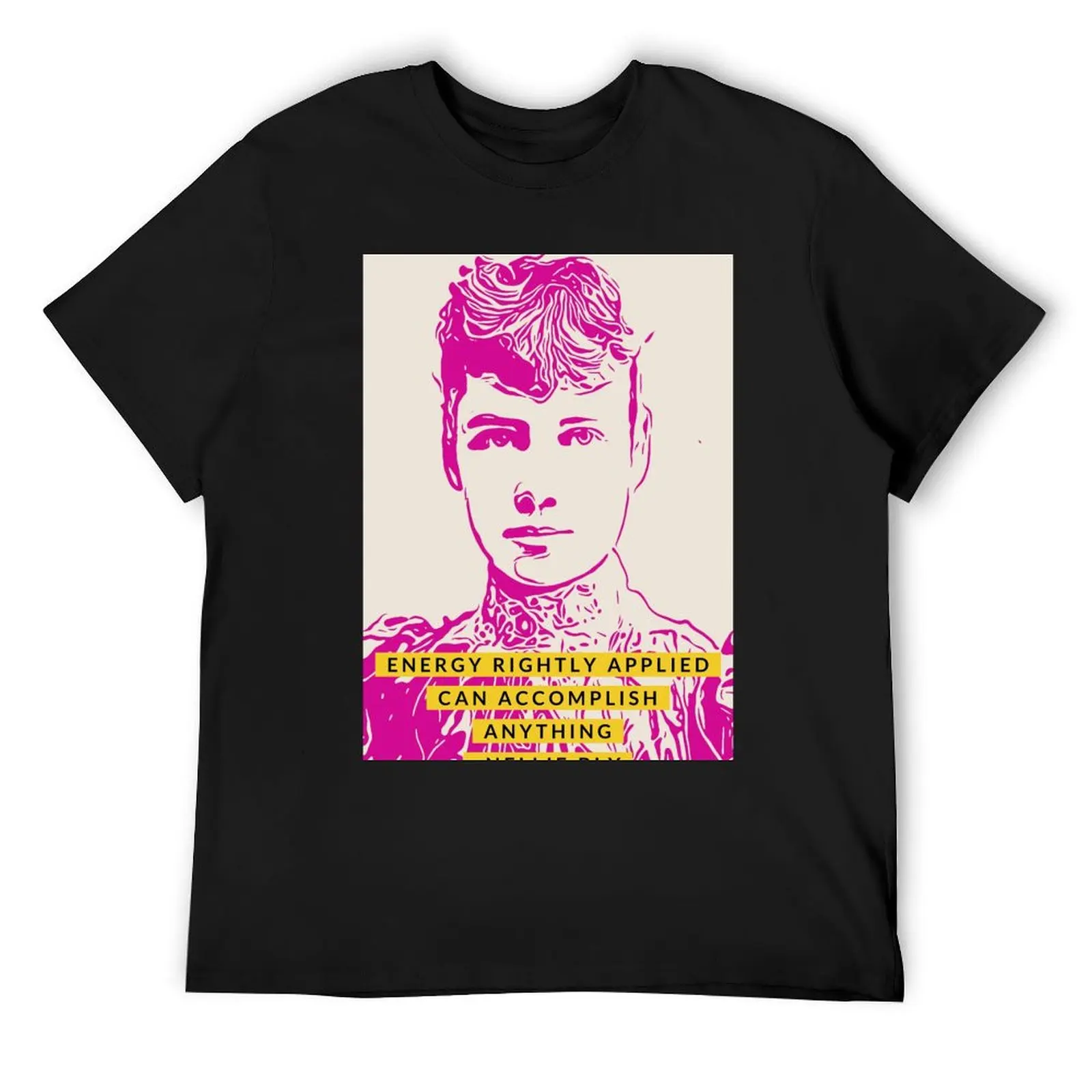 Nelly Bly Quote Pink Ink Illustration of Girl Boss and Women's History Activist in Minimalist Style T-Shirt
Nelly Bly Quote Pink Ink Illustration of Girl Boss and Women's History Activist in Minimalist Style T-Shirt