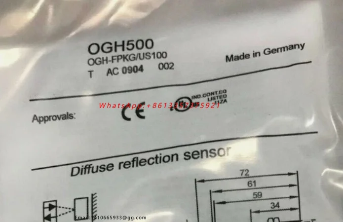 Brand New OGH500 shooting of photoelectric switch Fast Delivery
Brand New OGH500 shooting of photoelectric switch Fast Delivery