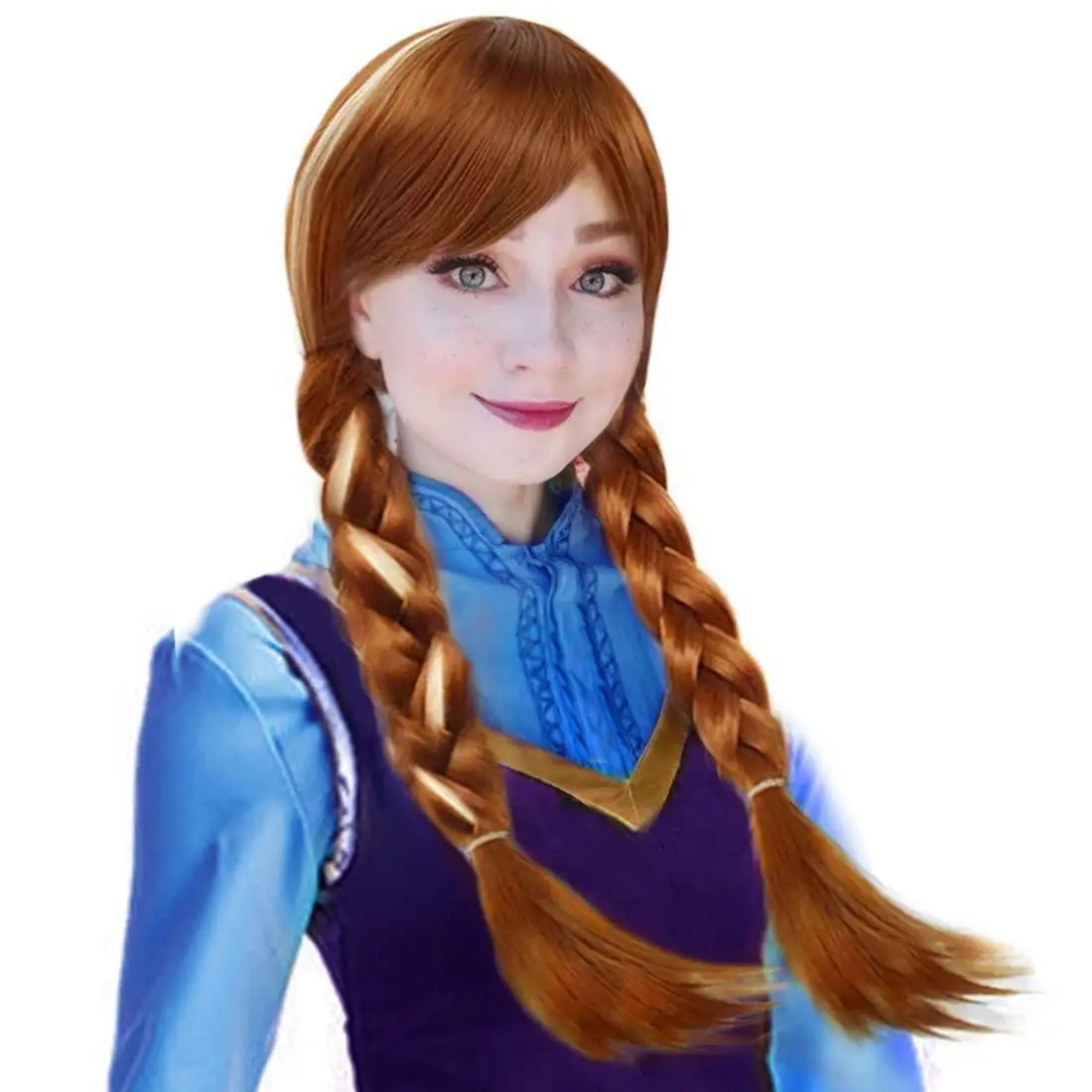 Long Brown Wig With 2 Braids Cosplay Wig for Women Peluca Trenza Marrón Synthetic Wig Brown Braided Wigs for Halloween Party
Long Brown Wig With 2 Braids Cosplay Wig for Women Peluca Trenza Marrón Synthetic Wig Brown Braided Wigs for Halloween Party