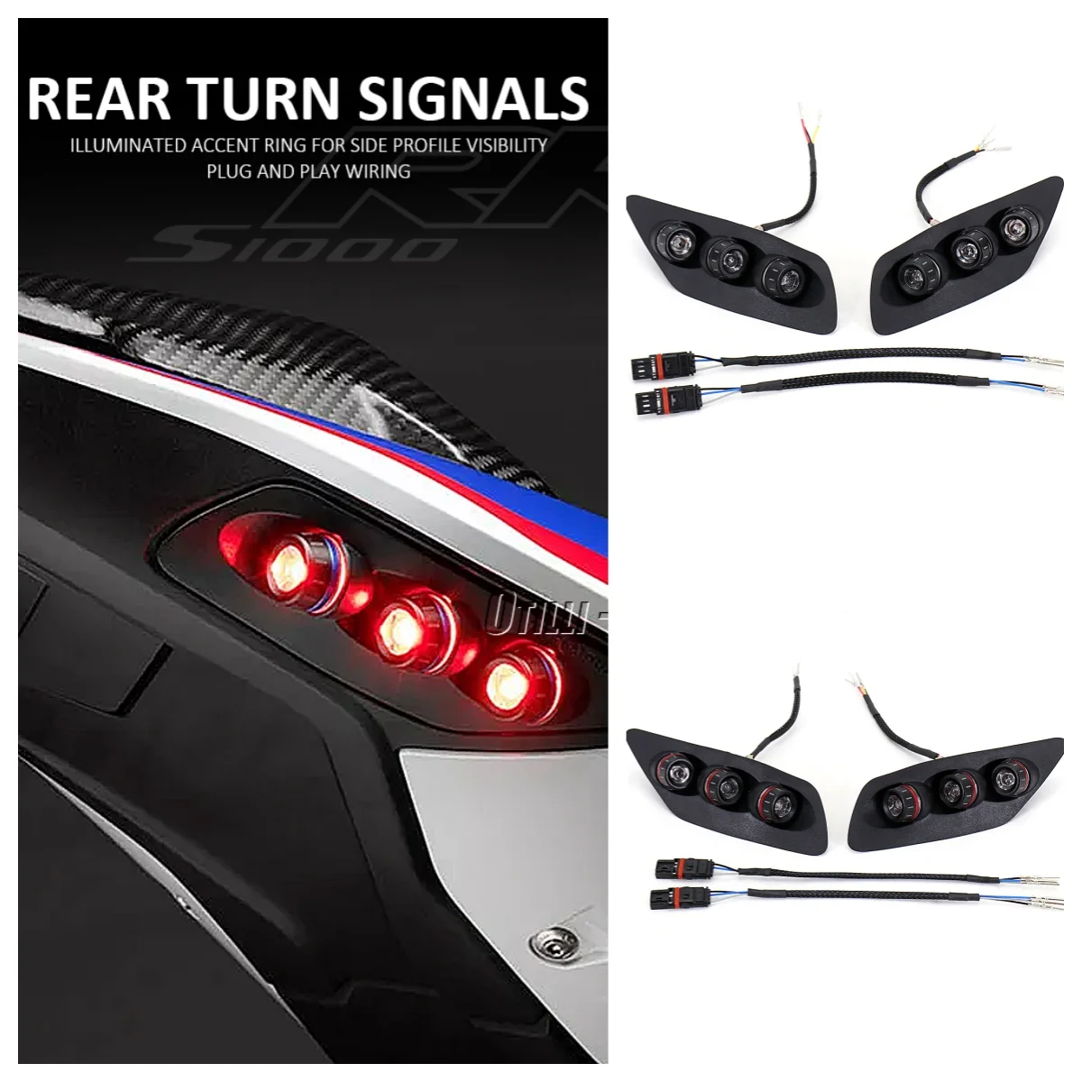 For BMW S1000RR S1000 RR S 1000 RR s1000rr 2020 Motorcycle LED Turn Signal Light 3 Color Option Tailing Rear Blinker Indicator 
For BMW S1000RR S1000 RR S 1000 RR s1000rr 2020 Motorcycle LED Turn Signal Light 3 Color Option Tailing Rear Blinker Indicator