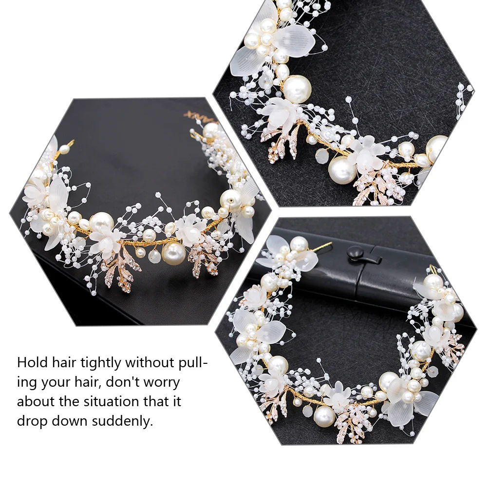 Elegant Flower Headband Bridal Hair Accessory Rhinestone for Weddings Festivals Parties
Elegant Flower Headband Bridal Hair Accessory Rhinestone for Weddings Festivals Parties