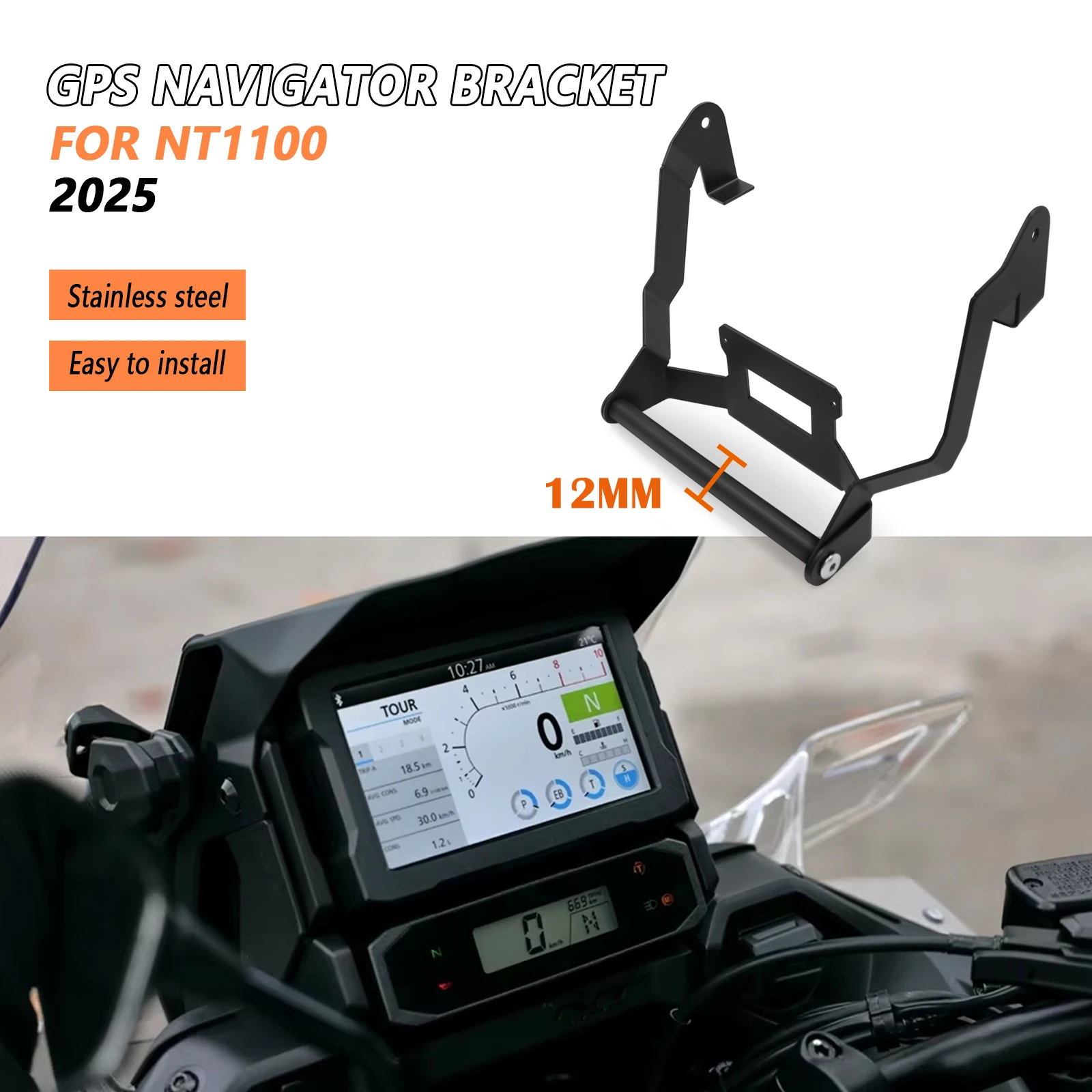 For Honda NT1100 NT1100 2025 NEW Motorcycle Phone Holder GPS Navigation Bracket Handlebar Mount Accessories
For Honda NT1100 NT1100 2025 NEW Motorcycle Phone Holder GPS Navigation Bracket Handlebar Mount Accessories