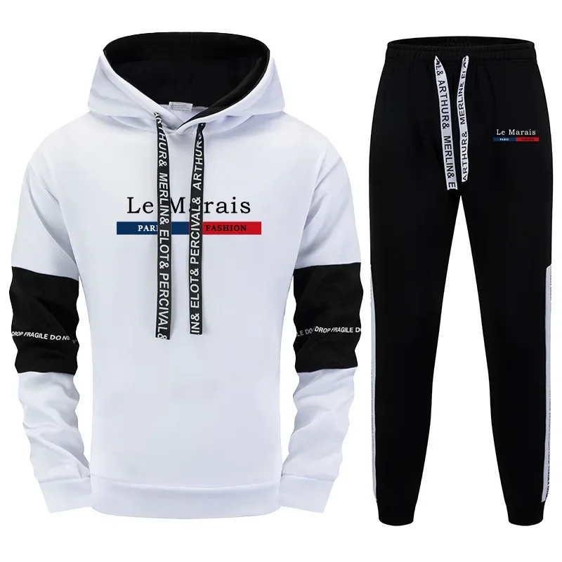 2 Piece Set Autumn Daily Casual Sporty Outfit Urban Fashion Sportswear 2025 Hot Sale Men's Paris Print Hoodies Sweatpants
2 Piece Set Autumn Daily Casual Sporty Outfit Urban Fashion Sportswear 2025 Hot Sale Men's Paris Print Hoodies Sweatpants