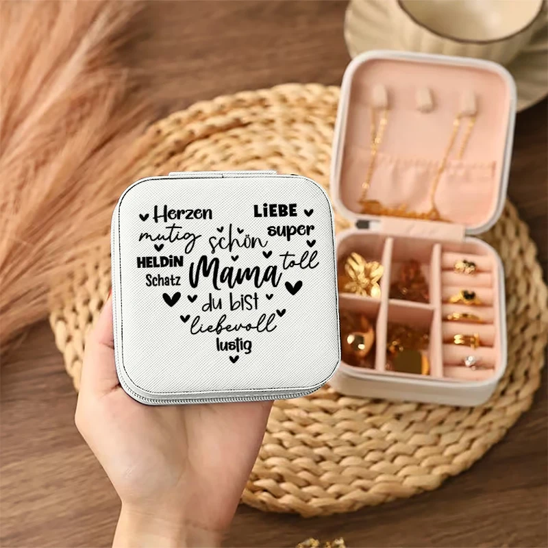 1pc Heart Mom Portable Jewelry Storage Box, Simple Jewelry Organizer Box,Gifts Box For Women
1pc Heart Mom Portable Jewelry Storage Box, Simple Jewelry Organizer Box,Gifts Box For Women