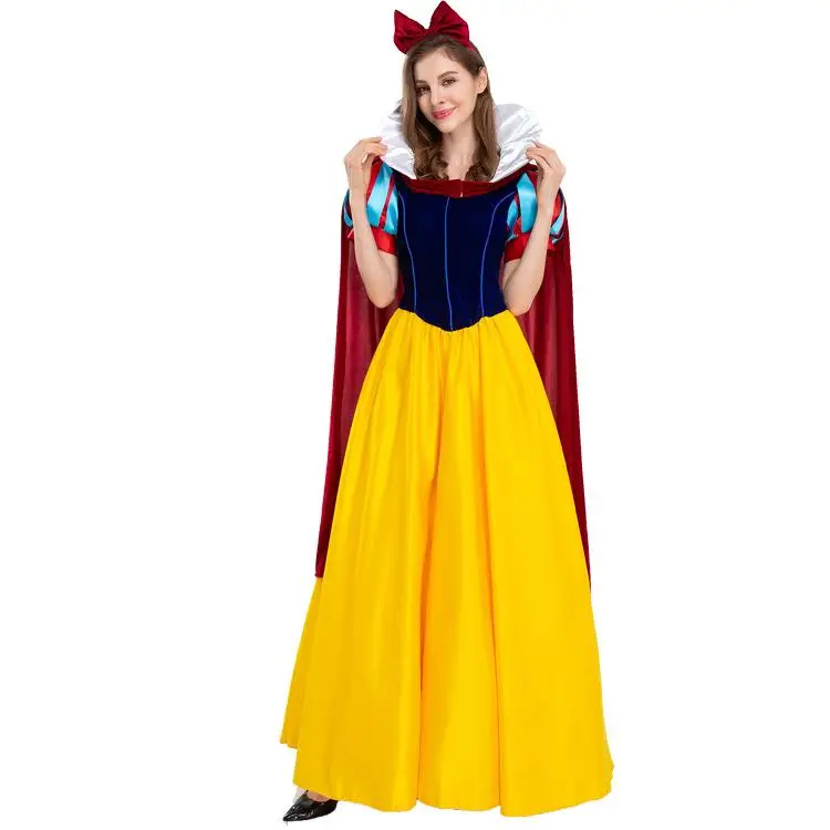 Halloween Snow White Princess Long Dress Anime Cosplay Stage Performance Dress Women's Traditional Costume 8681
Halloween Snow White Princess Long Dress Anime Cosplay Stage Performance Dress Women's Traditional Costume 8681