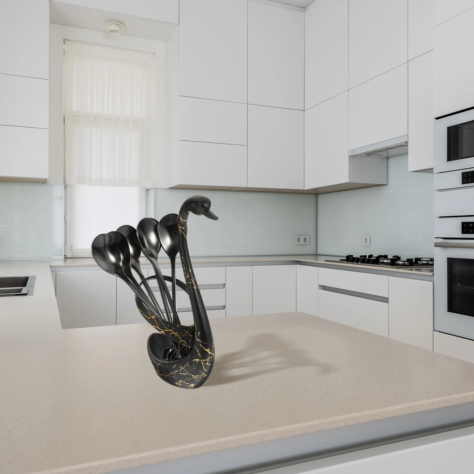 Stainless Spoon Set Sundae Measuring Mixing Fruit Spoons Holder Kitchen Utensils Metal Organizer Cake DessertSpoons 
Stainless Spoon Set Sundae Measuring Mixing Fruit Spoons Holder Kitchen Utensils Metal Organizer Cake DessertSpoons