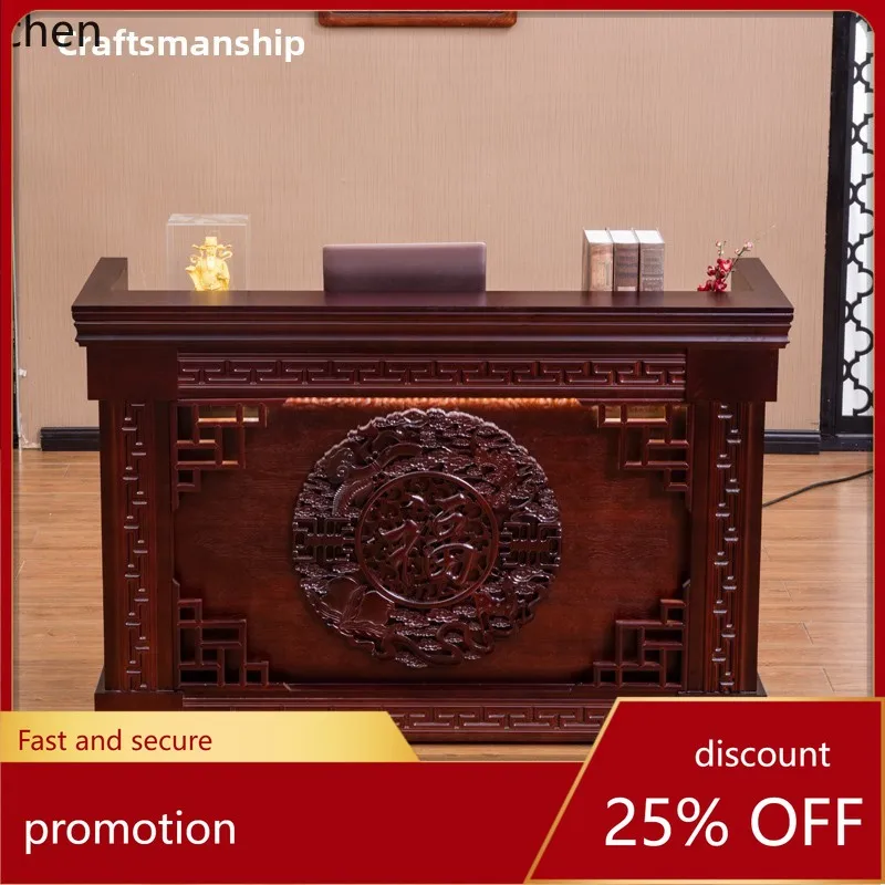 ZML cashier Chinese retro front desk corner counter antique solid wood hotel bar counter Chinese style
ZML cashier Chinese retro front desk corner counter antique solid wood hotel bar counter Chinese style