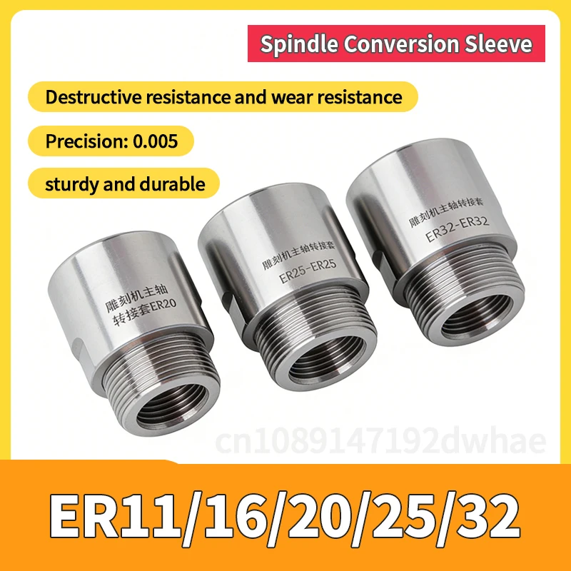 ER11 ER16 ER20 ER25 ER32 Motor Spindle Adapter ER Clamp Engraving Machine Spindle Motor Tool Holder Adapter Sleeve CNC TOOLS
ER11 ER16 ER20 ER25 ER32 Motor Spindle Adapter ER Clamp Engraving Machine Spindle Motor Tool Holder Adapter Sleeve CNC TOOLS