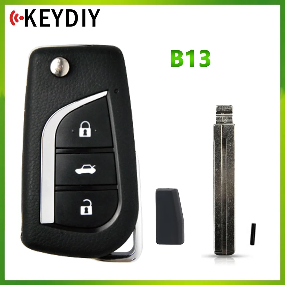 1/5/10 шт. KEYDIY KD B13 Автомобильный ключ для Toyota KD900/KD-X2 Key программатор серии B пульт дистанционного управления с супер чипом и 13 # необработанным лезвием
1/5/10 шт. KEYDIY KD B13 Автомобильный ключ для Toyota KD900/KD-X2 Key программатор серии B пульт дистанционного управления с супер чипом и 13 # необработанным лезвием