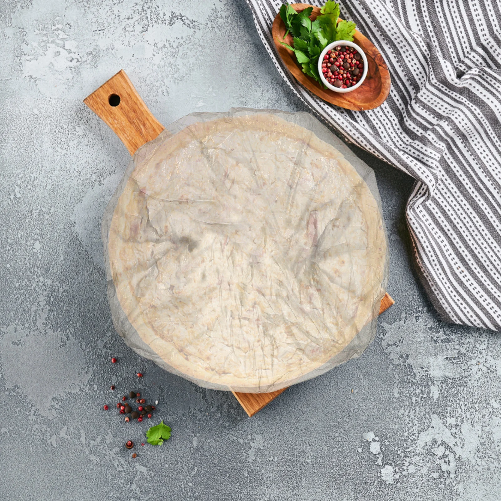 100Pcs Reusable Stretchable Bowl Covers Elastic Plastic Food Storage Bread Proofing Sourdough Baking Kitchen Covers 
100Pcs Reusable Stretchable Bowl Covers Elastic Plastic Food Storage Bread Proofing Sourdough Baking Kitchen Covers