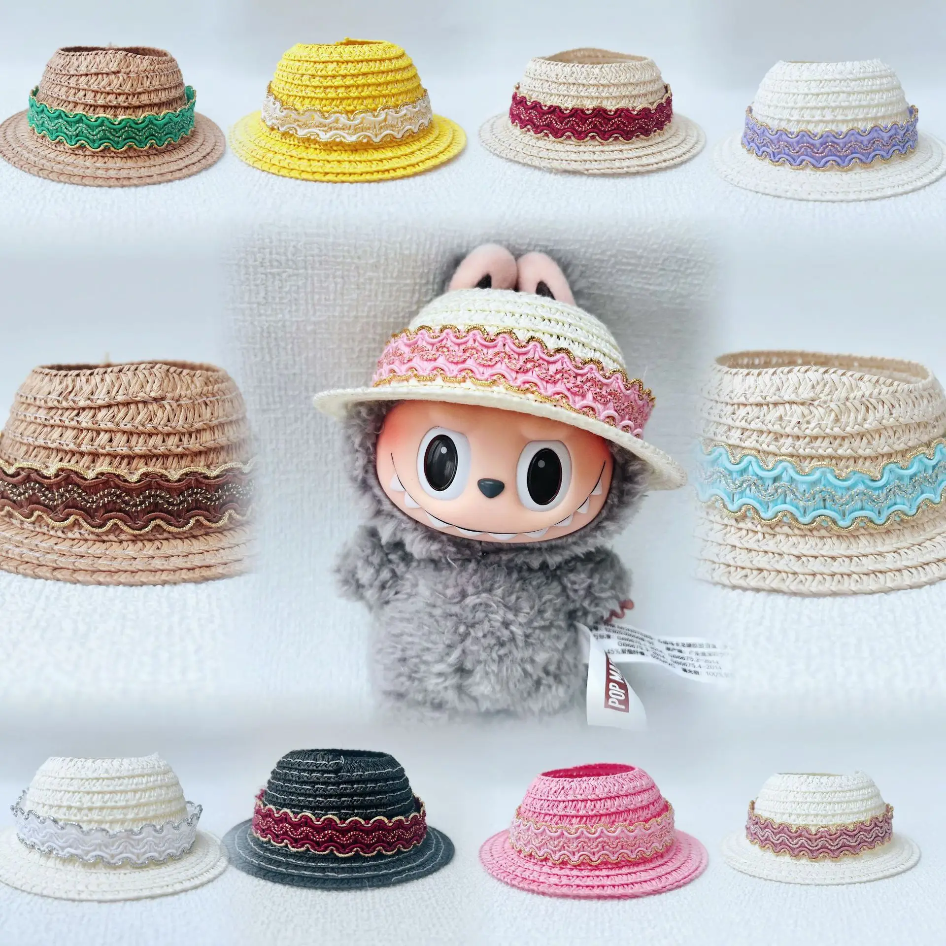Hats For Labubu Colorful Ruffled Trim Straw Hat Collection Fits 15 Cm 17 Cm 1st To 3rd Gen Dolls
Hats For Labubu Colorful Ruffled Trim Straw Hat Collection Fits 15 Cm 17 Cm 1st To 3rd Gen Dolls